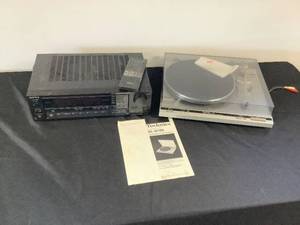 Vintage Turntable and Sony Receiver