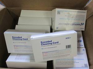 lot of 9 boxes of cleaning card rea...