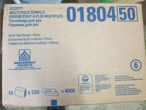 case of scott multi fold towels 16x...