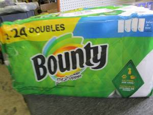 package of 1224 rolls of bounty...