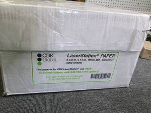 case of laser station paper 8.5x14 ...