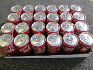 24  7.5 fl oz cans of coca cola be...