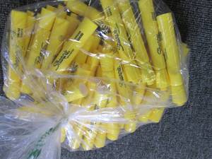 bag of yellow sharpies ...