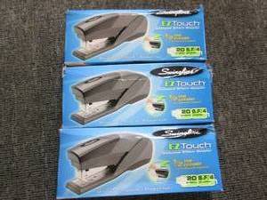 3 swingline ez touch staplers ...