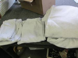 8 grey sweatpants mixture of medium...
