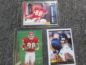 3 tony gonzalez football cards...