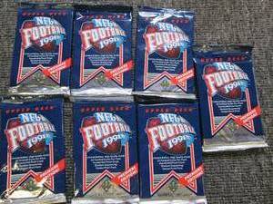 7 packages of unopened upper deck 1...