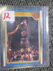 patrick ewing fleer basketball card...