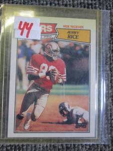jerry rice football card ...