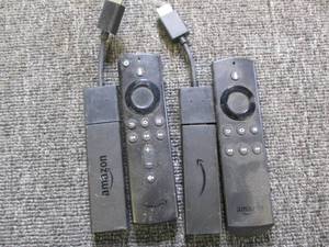 2 amazon fire sticks with remotes u...