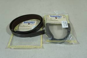 2 Boston Leather 1.5 Belts -Medium