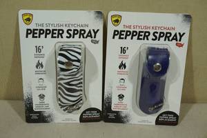 2 Guard Dog Pepper Spray Keychains