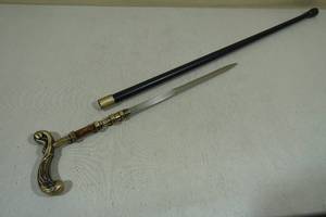 Nautilus Steampunk Cane Sword