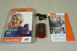 Consumer Cellular Doro 7050 Prepaid Flip Phone