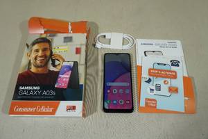 Consumer Cellular Samsung Galaxy A03s Prepaid Smart Phone