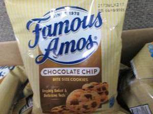 Case of 42-2 oz Pouches Famous Amos...