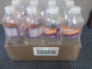 12- 24 oz Bottles Propel Lemon Blac...