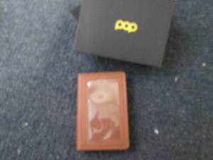 Pop Up Card Holder Genuine Leather ...