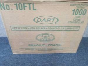 Dart 10FTL White LiftnLock Lid - ...