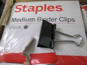 4- 144ct Boxes Staples Medium Black...
