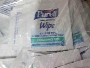 Box of Purell Hand Sanitizing Wipes...