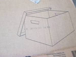 8 Staples HD Storage Boxes with Lid...