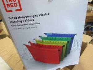 4 Boxes Staples Hanging File Folder...