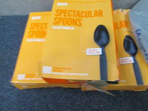 3- 100 ct Black Heavy Weight Plasti...