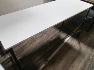 Wood Top Table 55x19.5 inch...