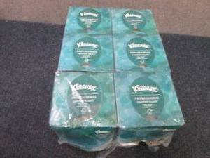6- 90 ct boxes of Kleenex...