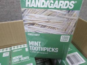 12- 1000 ct Boxes Mint Toothpicks...
