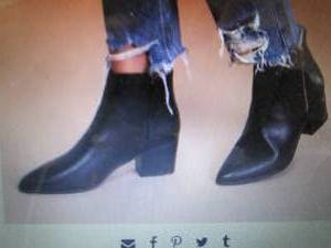 11 pairs Illusion Black Pointed Ank...