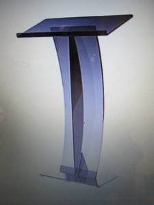 AdirOffice 47 Speaker Podium, Tran...