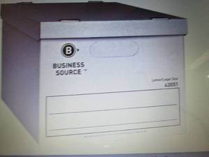 Business Source Economy Storage Box...