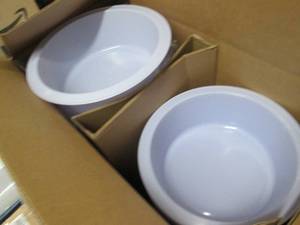 Box of Plastic Wash Basins...