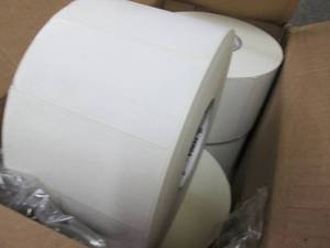 Case of 4-2760 Rolls Label, Paper, ...