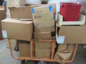 Cart of Assorted UnsoldUnclaimed I...