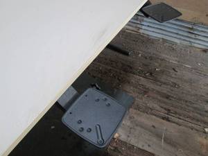 White Topped 6 Ft Conference Table ...