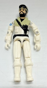 lot 130 image: 1985 G.I. Joe (Frostbite) Swivel Arm Action Figure (Missing Parts)