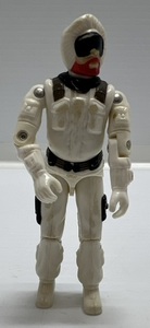 lot 131 image: 1983 G.I. Joe (Snow Job) Swivel Arm Action Figure (Missing Parts)