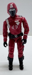 lot 136 image: 1985 G.I. Joe (Crimson Guard) Swivel Arms Action Figure (Missing Parts)