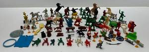 lot 147 image: Large Group Of 1950s Misc. Toy Figures Including Army Men And More