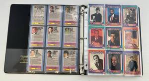 lot 151 image: 1991 Starline Hollywood Movie Stars Trading Cards In Album (Roughly 251 Total Cards)