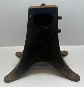 lot 3 image: Vintage Cast Iron Cream Seperator Base Stand Steampunk Industrial Table Pedestal