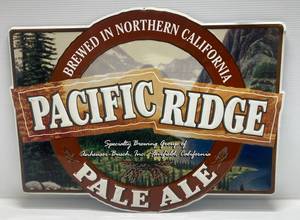 lot 5 image: Pacific Ridge Pale Ale Tin Sign 30 x 23