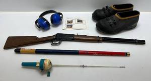 lot 25 image: Group Of Misc. Outdoors Items Including Vintage Daisy Model 1894 (Handle Broke) And More