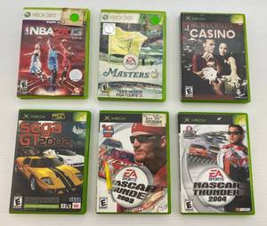 lot 36 image: 4 XBOX Games, 2 XBOX 360 including Sega GT 2002 And More