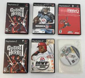 lot 41 image: 6 Vintage Playstation 2 Games Including  Madden 8 And More
