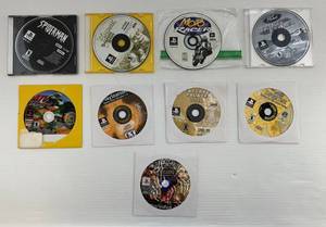 lot 43 image: 10 Vintage Playstation Games Including Spiderman And More