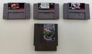 lot 48 image: Group Of Vintage NES Games Including Millipede And More